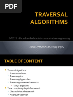 Traversal Algorithms: D7022E - Formal Methods in Telecommunications Engineering