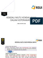 Materi Kendali Mutu Kendali Biaya Dalam Keperawatan - Ns. Erna - Day 4