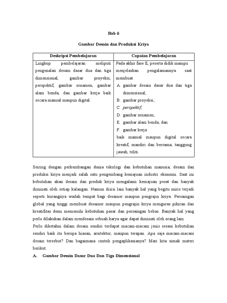 Bab 6 | PDF | Metode & Bahan Ajar | Seni