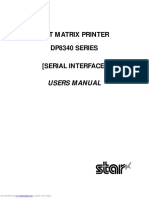 Manual Printer dp8340 - Series