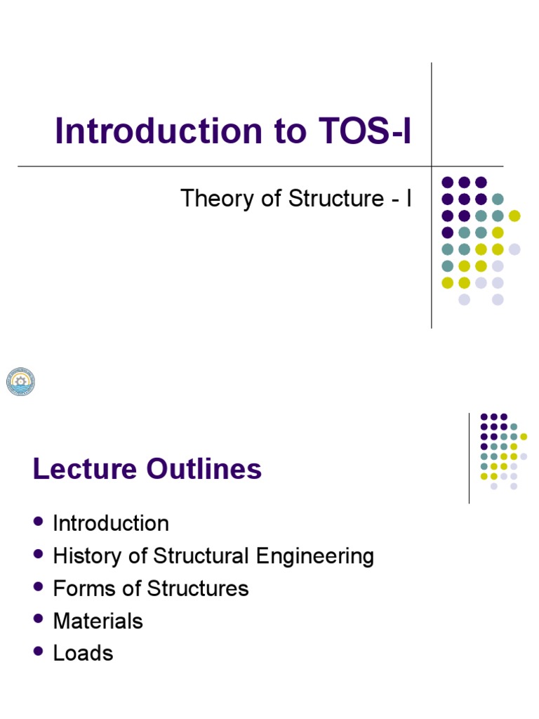 TOS-I in Civil Engineering Overview | PDF | Truss | Beam (Structure)