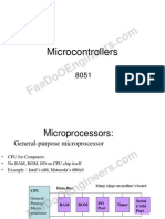 Microcontrollers: 8051 Architecture Overview