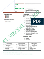 Auditing and Assurance Principles (AT1) : St. Vincent College