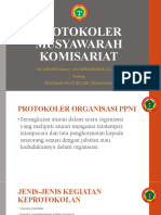 Protokoler Musyawarah Komisariat