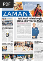 Islak İmzalı Millete Komplo Planı 6 Yıllık Projenin Devamı Zaman Gazetesi 28/05/2011