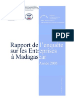 Rapport de L'enquête Sur Les Entreprises À Madagascar 2005 (INSTAT - 2006)