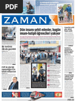 Dün imamı şehit edenler, bugün imam-hatipli öğrencileri yakıyor Zaman Gazetesi 29/05/2011