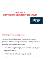 Chương II. Giới thiệu về MS SQL Server