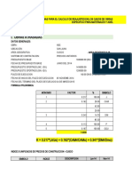 TRABAJO DE VALORIZACION - CONTROL Y SUPERVICION DE OBRAS