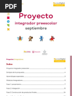 Bienvenida A La Escuela Proyecto Integrador de Septiembre SEP