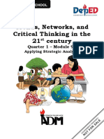 Trends, Networks, and Critical Thinking in The 21 Century: Quarter 1 - Module 9