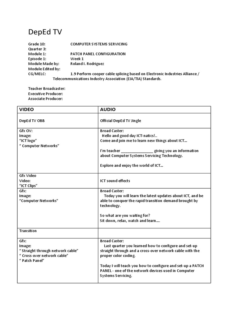 DepEd-TV-SCRIPT-R.Rodriguez-EDITED | PDF | Information And ...