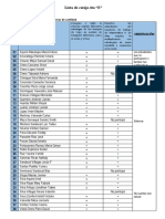 Lista de Cotejo