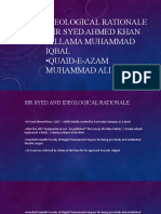Ideological Rationale - Sir Syed Ahmed Khan - Allama Muhammad Iqbal - Quaid-e-Azam Muhammad Ali