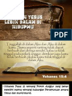 Preaching - Menaruh Yesus lebih Dalam di Hidupmu - Khotbah Minggu Pagi, 09 Jan 2022