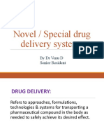 Novel / Special Drug Delivery Systems: Bydrvenud Senior Resident