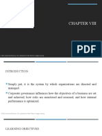 CHAPTER VIII - Corporate Governance