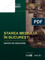 Raportul de Cercetare Privind Starea Mediului În București (12 Aprilie, 2022)