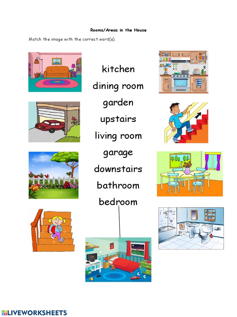 Vocabulary Parts of House | PDF