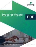 Types of waste classification and sources