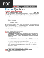 Chapter - 1.6 Repetitive Structures