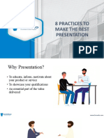 8 Practices To Make The Presentation