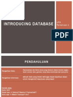 Introducing Database: Lp3I Pertemuan 1