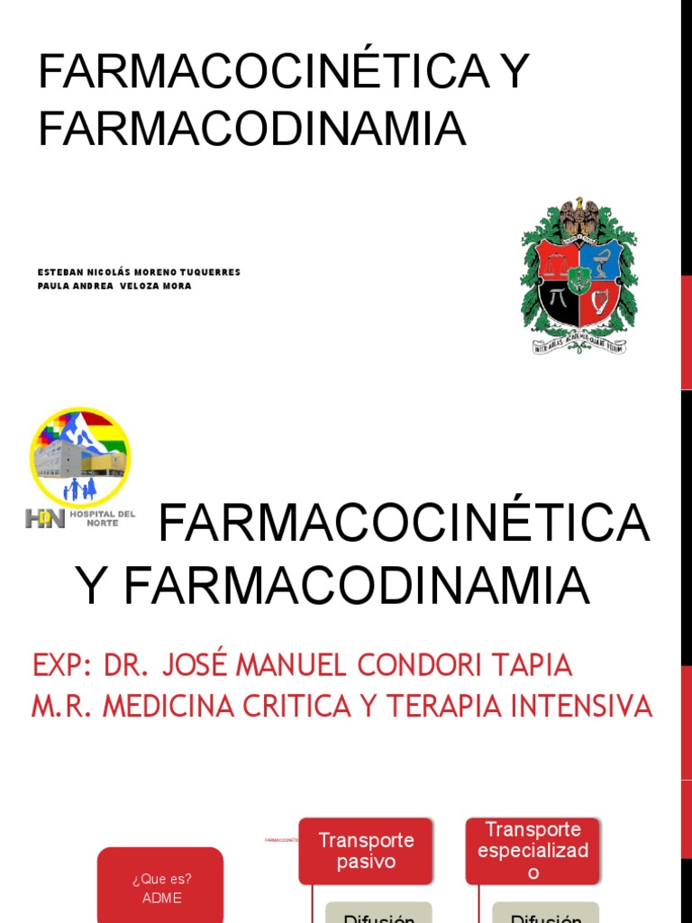 Farmacocinetica Y Farmacodina Pdf Medicamentos Con Receta