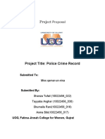 Project: Project Title: Police Crime Record