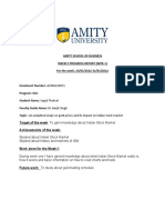 Studied About Indian Stock Market. Studied About History and Markets of ISM