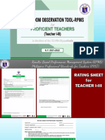 Lac Presentation - RPMS Evaluation Process