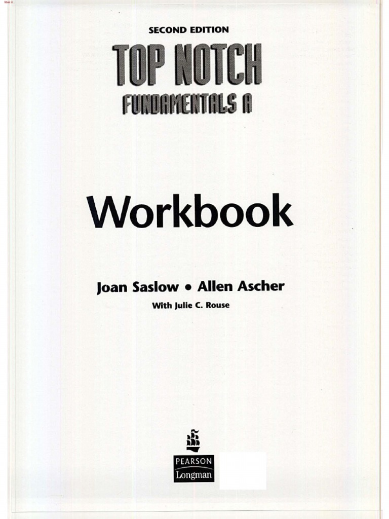 Top Notch Fundamentals Workbook 2nd Edition PDF