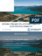 Hydro Projects, Environment and Development: by - Pyush Dogra