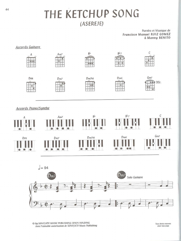 The Ketchup Song PDF