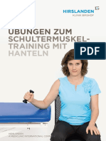 Birshof Physiotherapie Übungen Zum Schultermuskeltraining Mit Hanteln