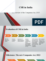 Indian CSR Legislative