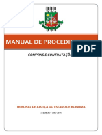 MANUAL DE PROCEDIMENTOS - COMPRAS E CONTRATAÇÕES - FINAL