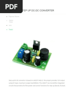 5v To 12v Step Up DC