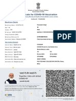 COVID Vaccination Certificate QR Code