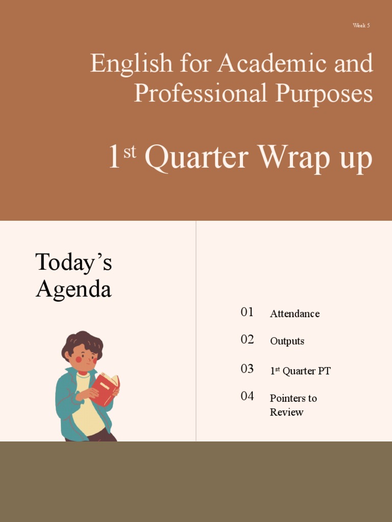 English For Academic and Professional Purposes 1ST QUARTER | PDF ...