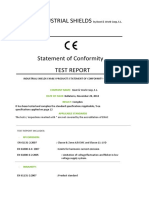 Industrial Shields Test Report Summary