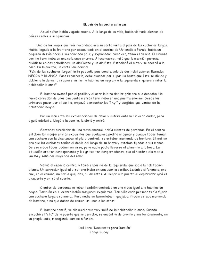 EL País de Las Cucharas Largas PDF