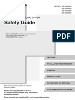 MXM283N M363N M453N M503N - OM - Safety Guide - GB