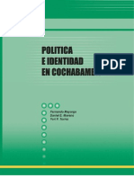 Política e Identidad en Cochabamba