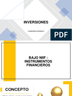 Inversiones renta fija y variable bajo NIIF