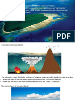 Oceanic Island: An Oceanic Island in The South Pacific Rises From The Ocean Floor