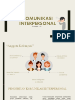 01 - 1B - Alief Sustikatmojo - Kelompok 1 - PPT Komunikasi Interpersonal