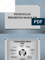 PENENTUAN PRIORITAS MASALAH