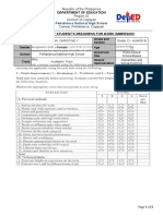 Evaluation of Students Readiness for Work Immersion