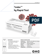 Ohc Genefinder Covid-19 Ag Rapid Test: Advantages Product Specification